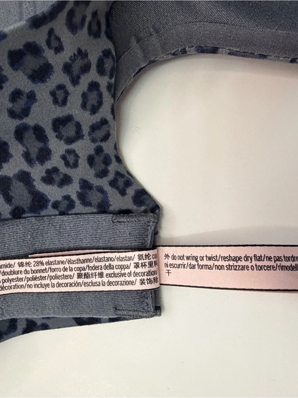 Victoria’s Secret Leopard Push-Up Bra 36D Y2K Coquette Soft Glam - Picture 9 of 10